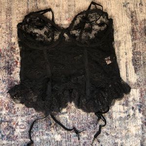 Vintage lace corset